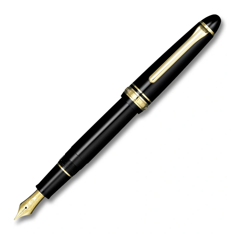 1911 Standard Black Gold Trim Fountain Pen