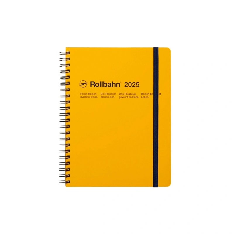 2025 Rollbahn Spiral-Bound Diary A5