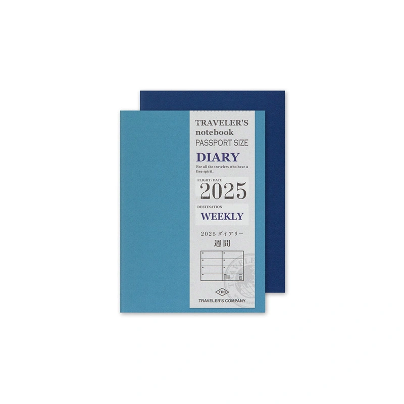 2025 Traveler’s Notebook Diary Refill Weekly Passport