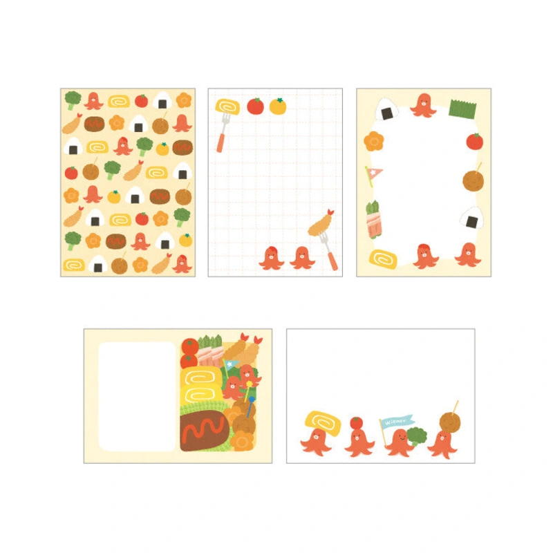 Bento Memo Pad Papier Graphics Otegaru