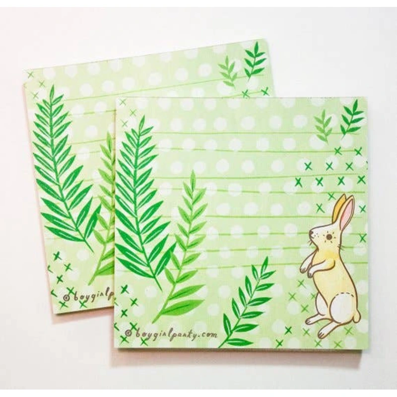 Botanical Bunny Memo Pad