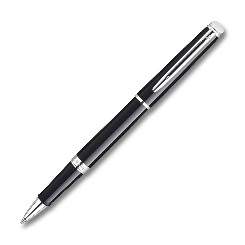 Hmisphre Black Lacquer Chrome Trim Rollerball Pen