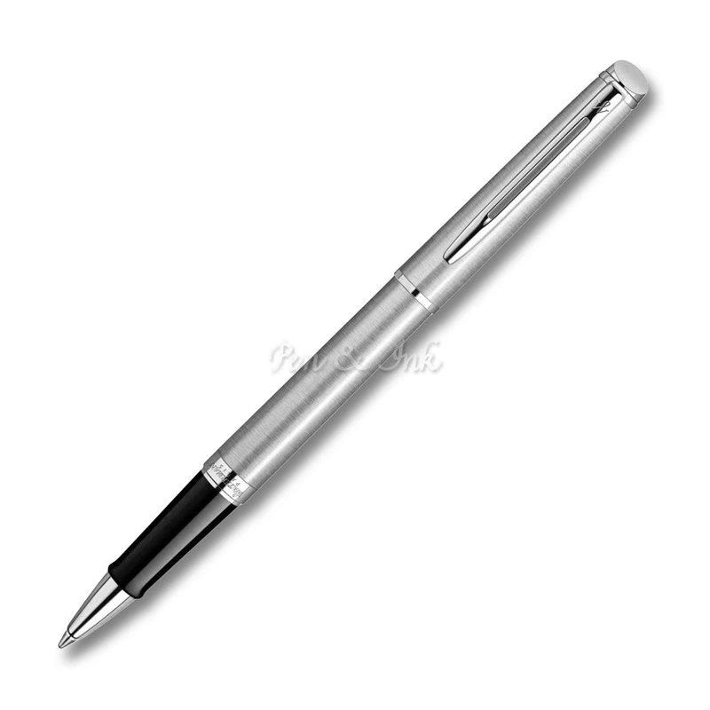 Hmisphre Stainless Steel Chrome Trim Rollerball Pen