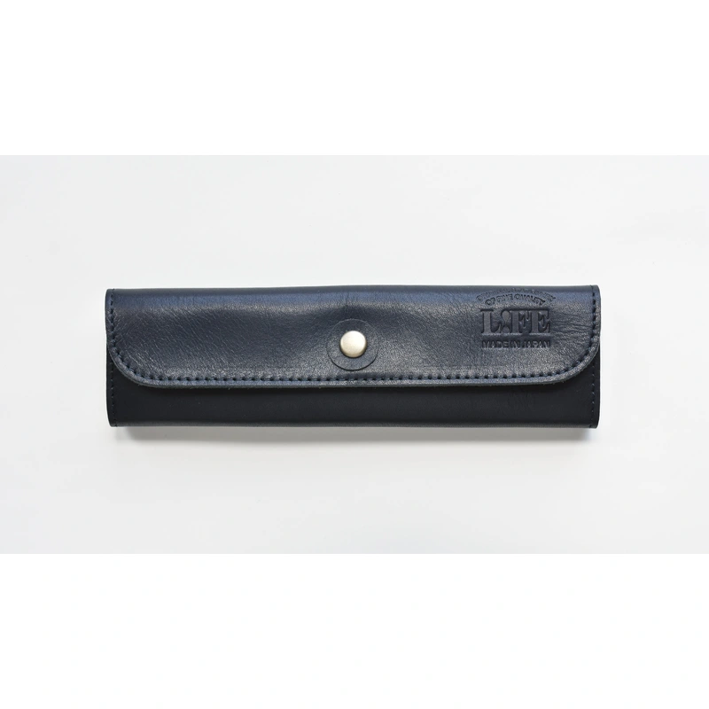 Life Leather Folding Pen Sleeve Pouch – Black