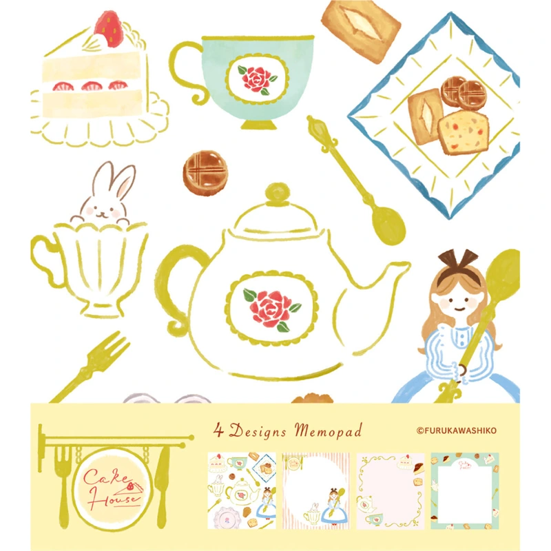 ‘Shop’ Series Memo Pad – Cake House