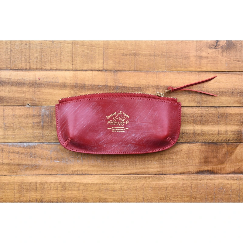 The Superior Labor Bridle Leather – Pen Case – Red